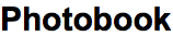 フォトブック