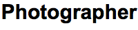フォトグラファー